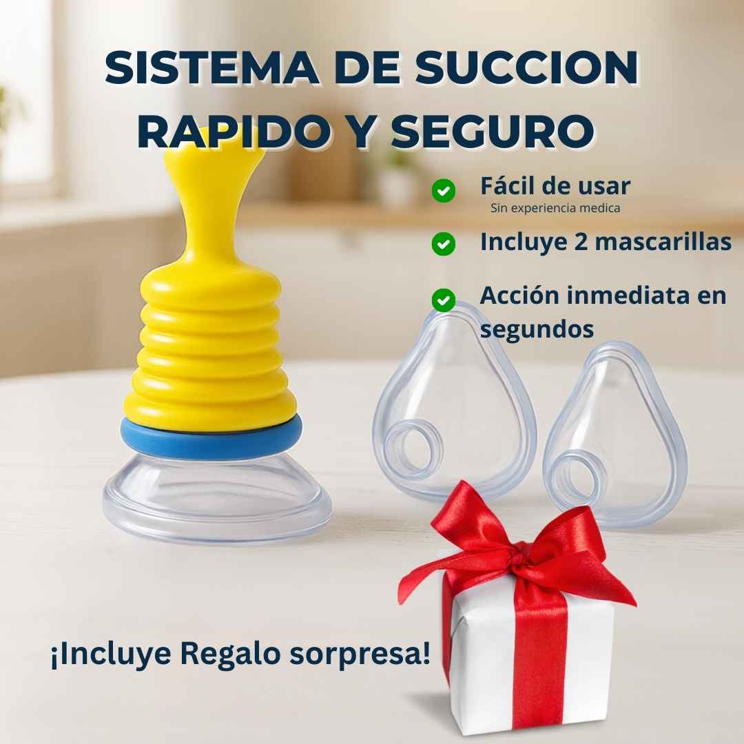 Dispositivo de emergencia, salvavidas o antiasfixia con 🎉 Regalo