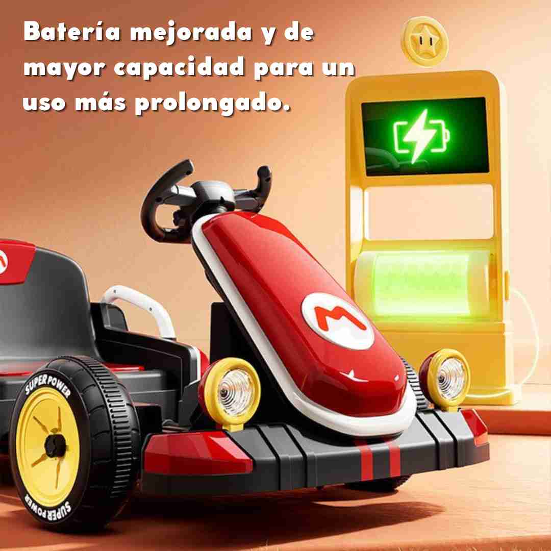 Super vehiculo electrico de carrera | modelo Mario Bros