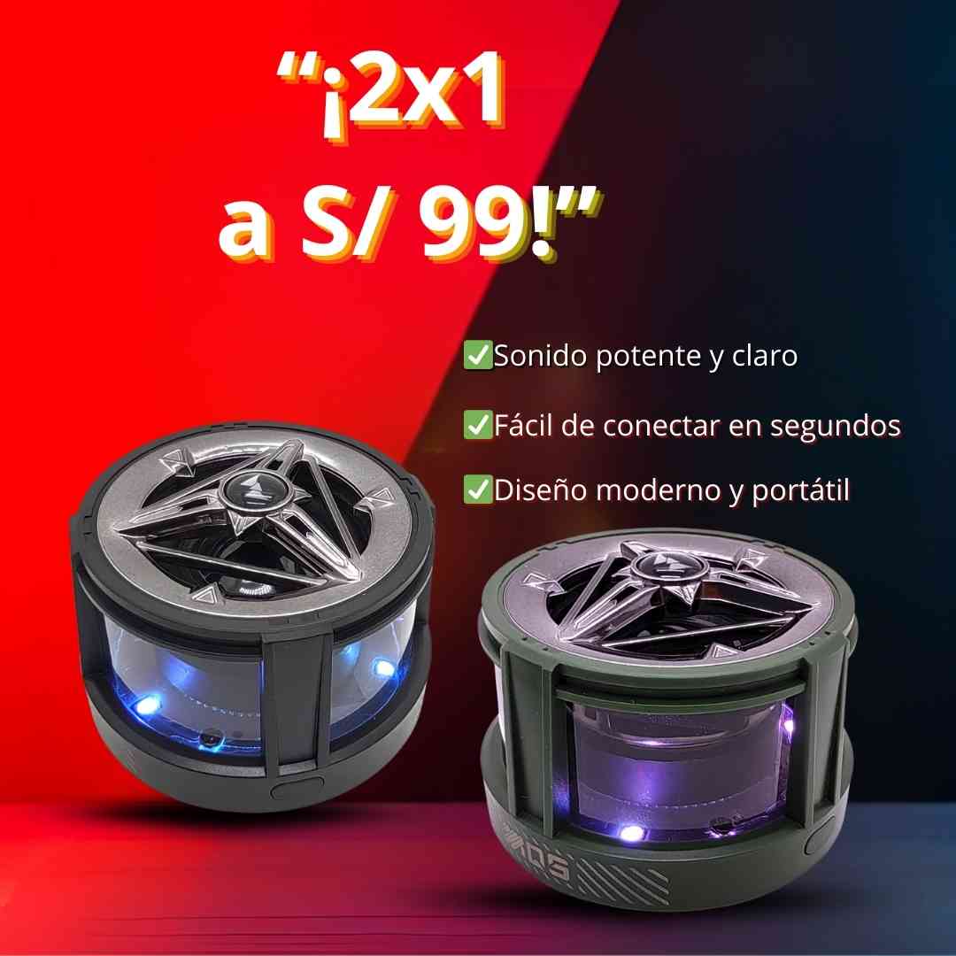 👉 “¡Explosión de sonido! 🔥 Llévate 2 Altavoces Q5 por solo S/99”