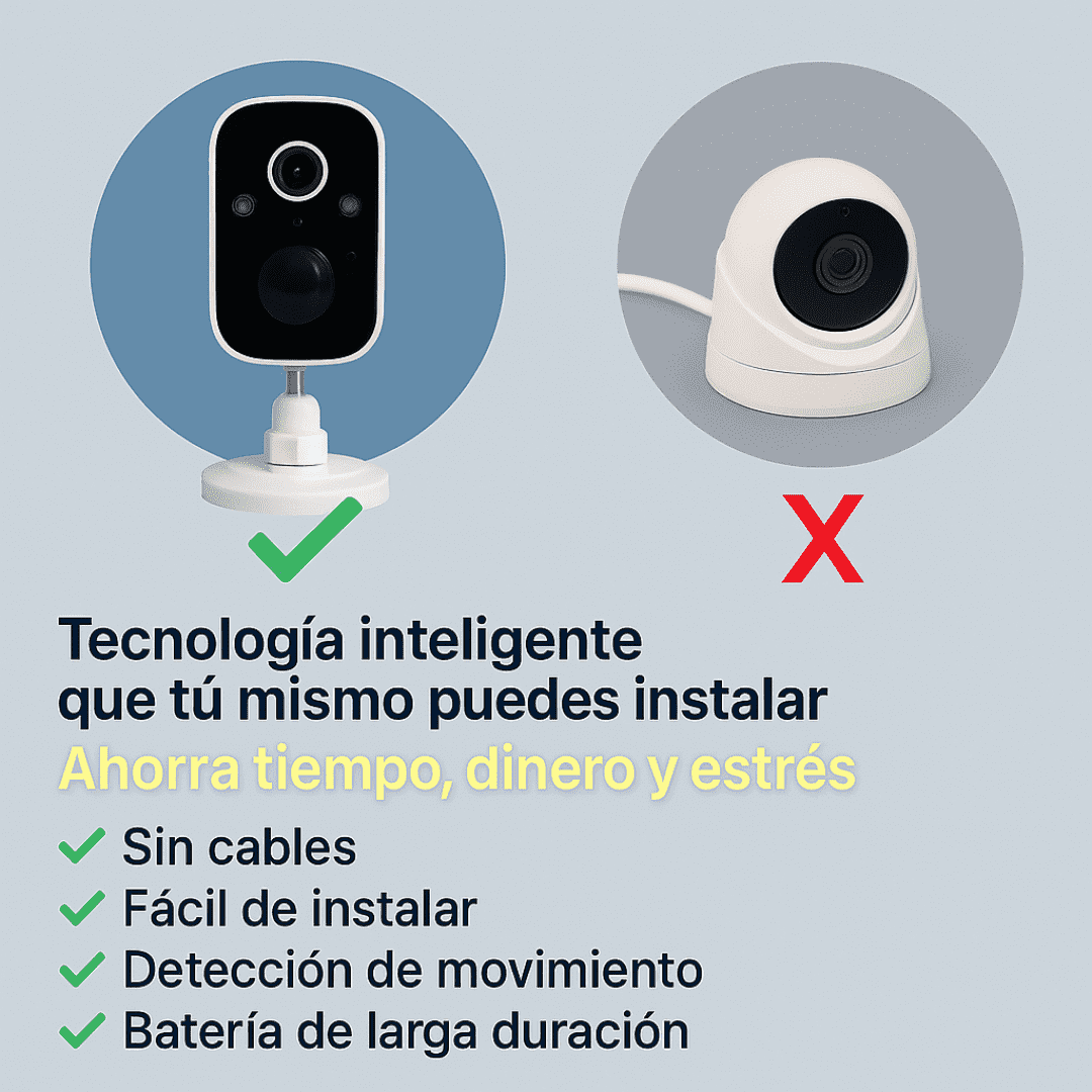 Cámara VigiSmart - con ia y bateria de larga duración