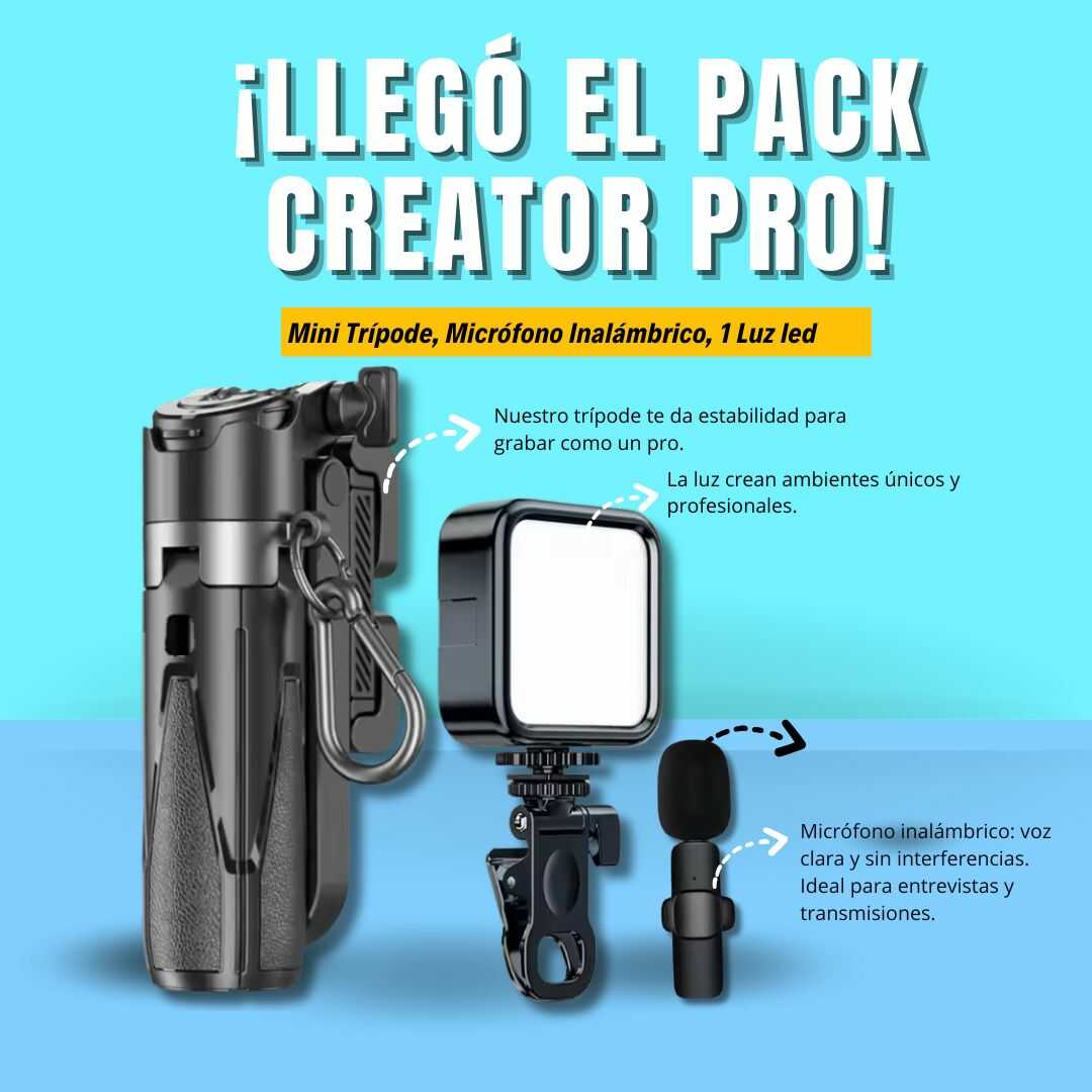 Mini Kit de Grabación Pro 4 en 1 – Excepro™