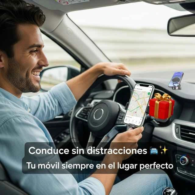 Adiós soportes débiles ❌Hola fijación magnética ✔️ ¡Y llévate 2 de regalo de diferentes modelos!