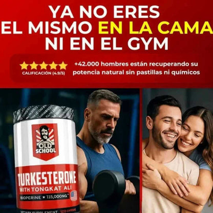 Turkesterone con Tongkat Ali | El secreto natural para fuerza, energía y músculo real