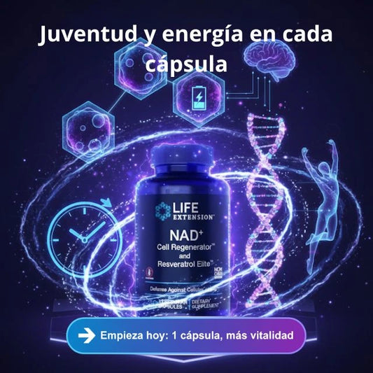 NAD+ Cell Regenerator + Resveratrol Elite✨ Juventud y Energía en Cada Cápsula