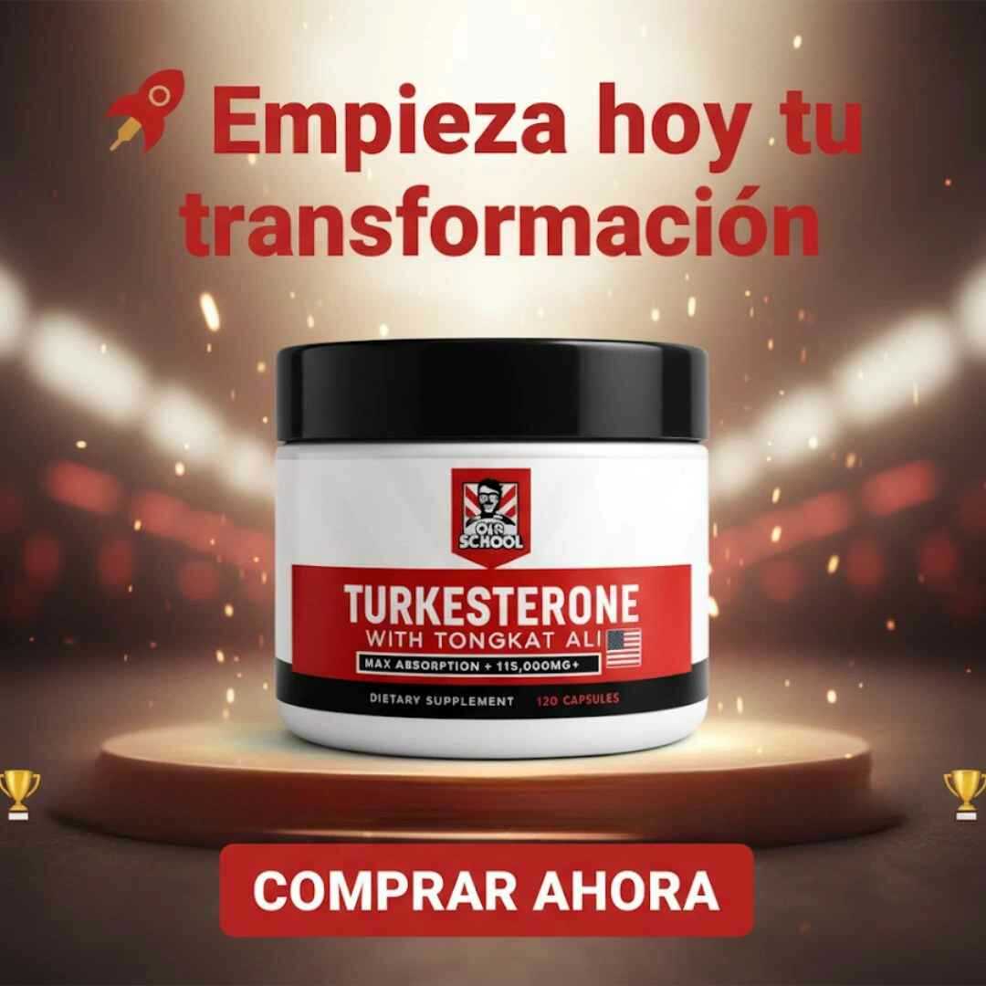 Turkesterone con Tongkat Ali | El secreto natural para fuerza, energía y músculo real