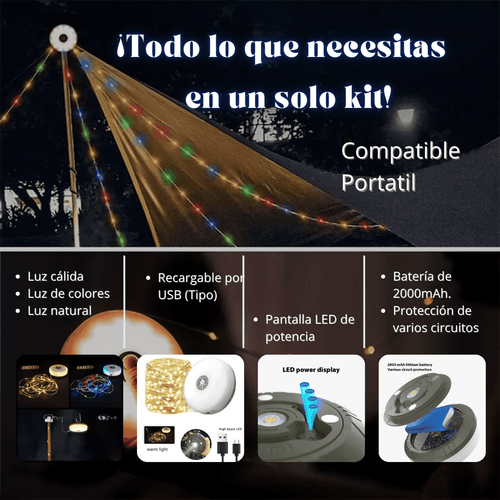 Luces de Camping 4 en 1 – Excepro™