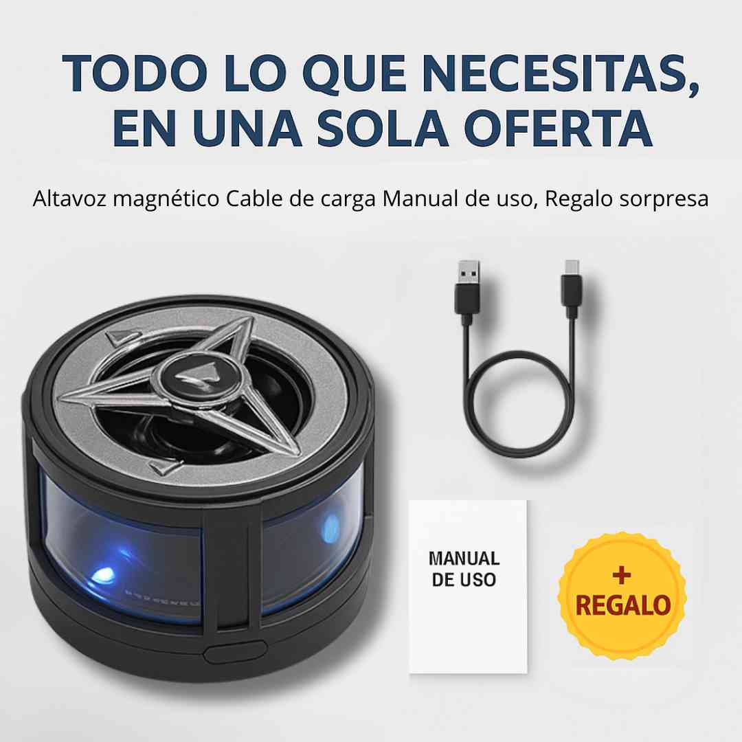 "Altavoz magnético - Tecnología TWS Q5"