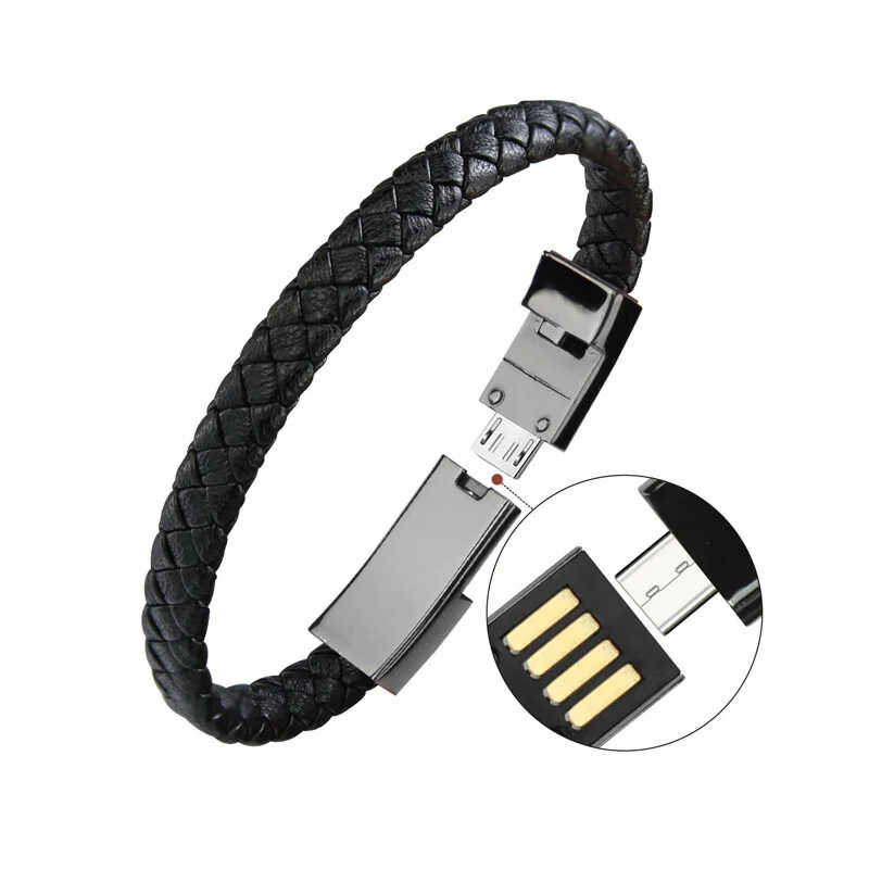 PULSERA BRAZALETE, CABLE CARGADOR USB