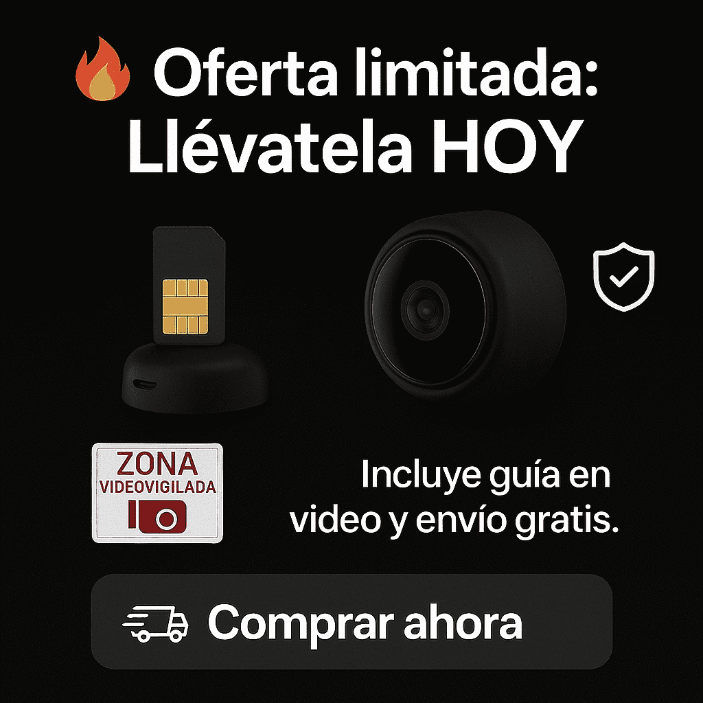Mini camara HD + tarjeta de memoria