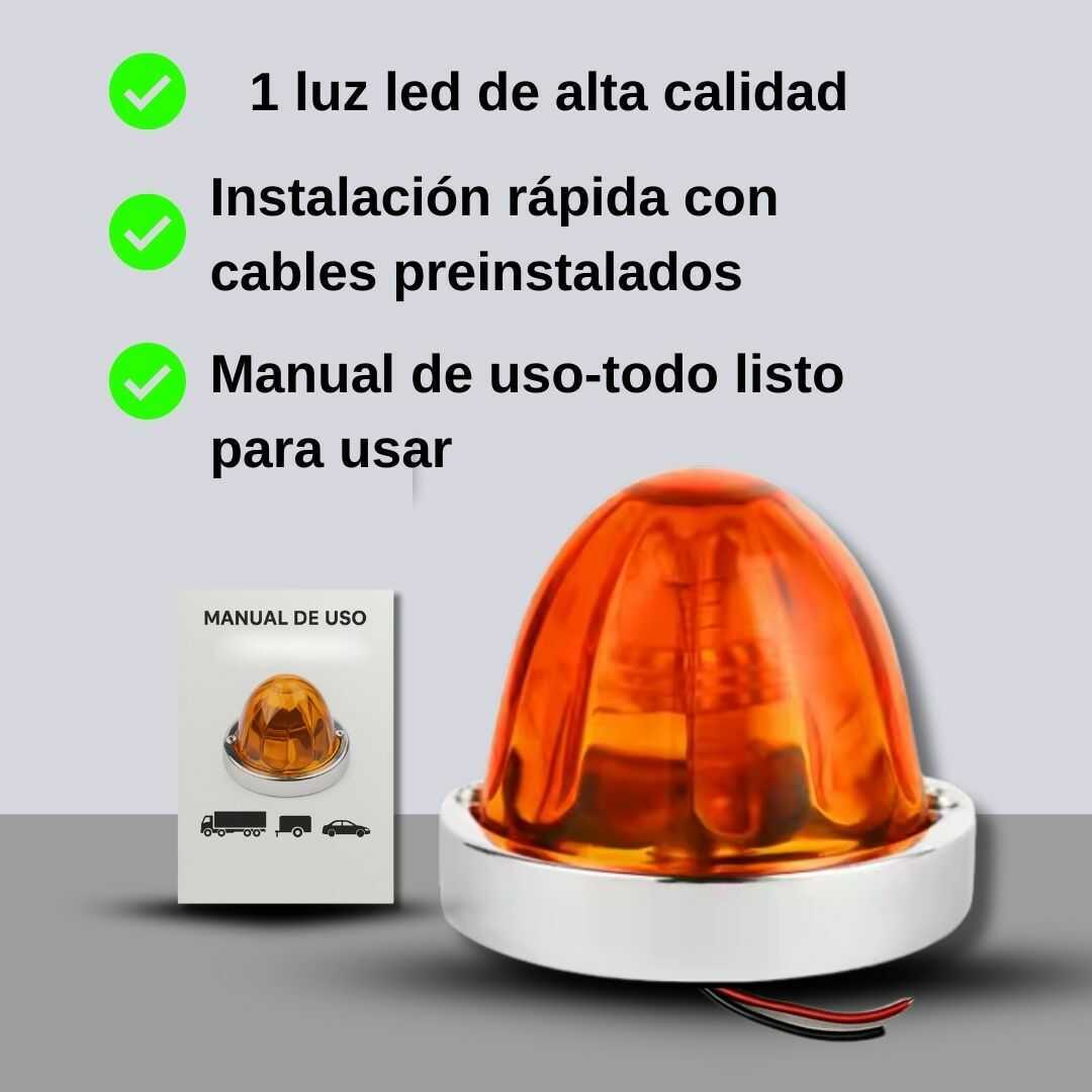 🔧  Señaliza con potencia y estilo: Luz LED de señalización para vehículos