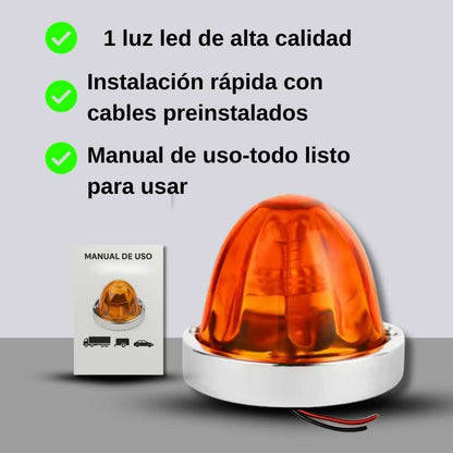 🔧  Señaliza con potencia y estilo: Luz LED de señalización para vehículos