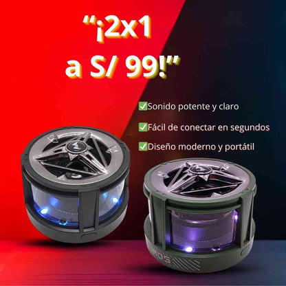 👉 “¡Explosión de sonido! 🔥 Llévate 2 Altavoces Q5 por solo S/99”