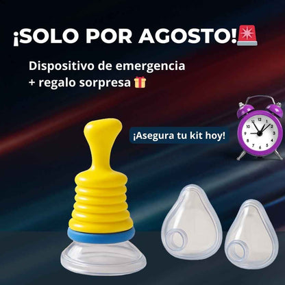 Dispositivo de emergencia, salvavidas o antiasfixia con 🎉 Regalo