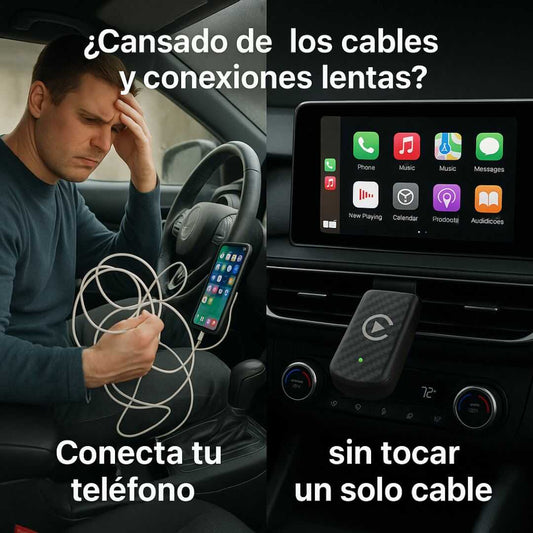 CarPlay y Android Auto - Adaptador inalambrico