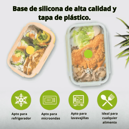 Practicos Envases Plegables (Pack de 4)