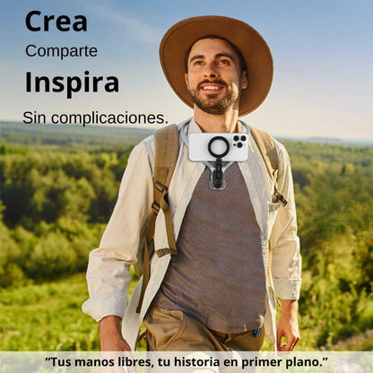Soporte Magnético para Vlogs   ¡Graba Sin Usar las Manos!