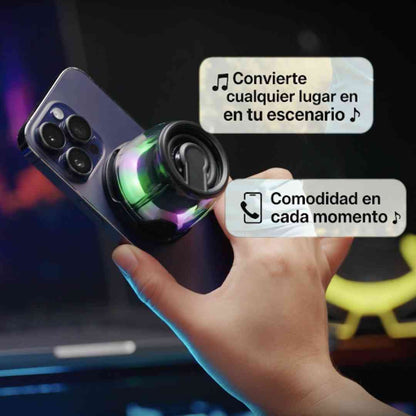 🔊 Altavoz GE200 + soporte Flexible pulgar + soporte giratorio para teléfono