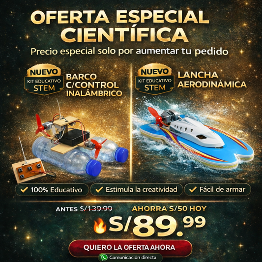 BARCO C/CONTROL INHALAMBRICO y LANCHA AERODINÁMICA