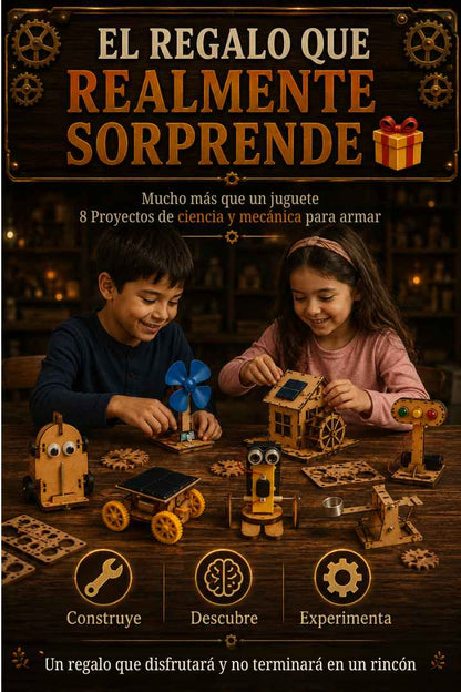 Kit de construcción en Madera MDF | El regalo perfecto 🎁