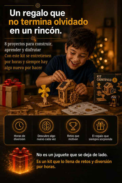 Kit de construcción en Madera MDF | El regalo perfecto 🎁
