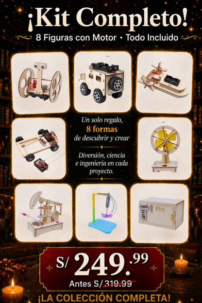 Kit de construcción en Madera MDF | El regalo perfecto 🎁