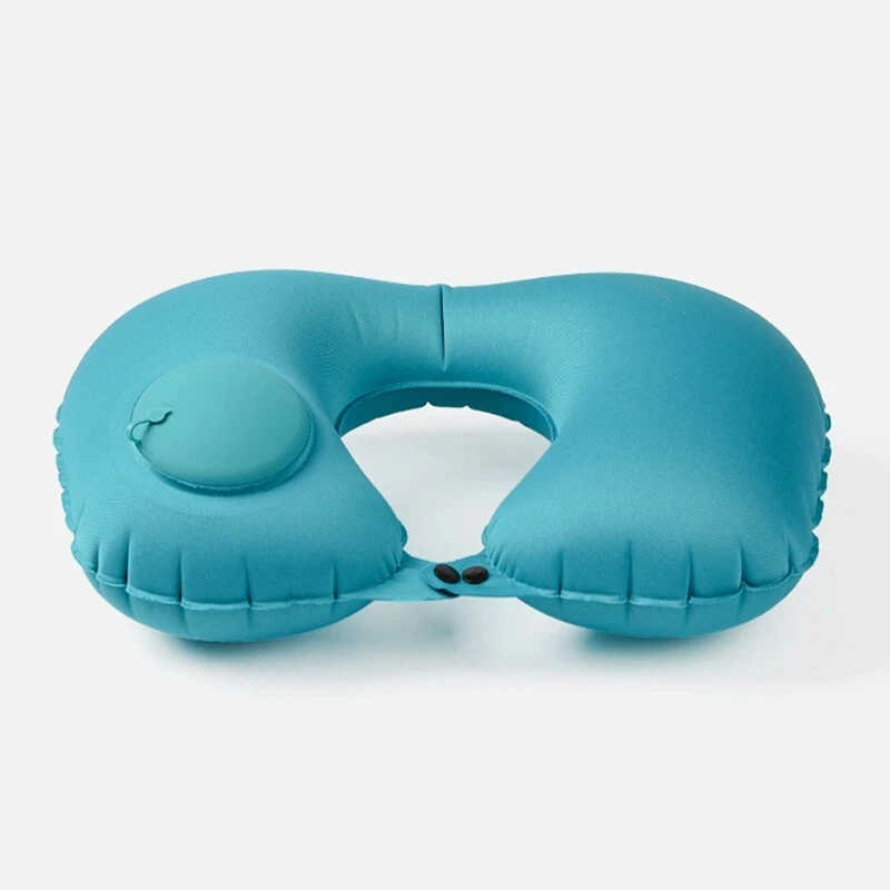 ALMOHADA PARA VIAJE O COLLARIN - INFLABLE CON BOMBA DE AIRE