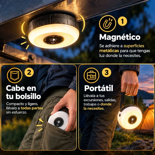Luces portátil 4 en 1