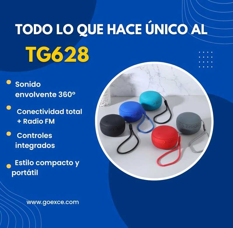 parlante tg628 con radio fm